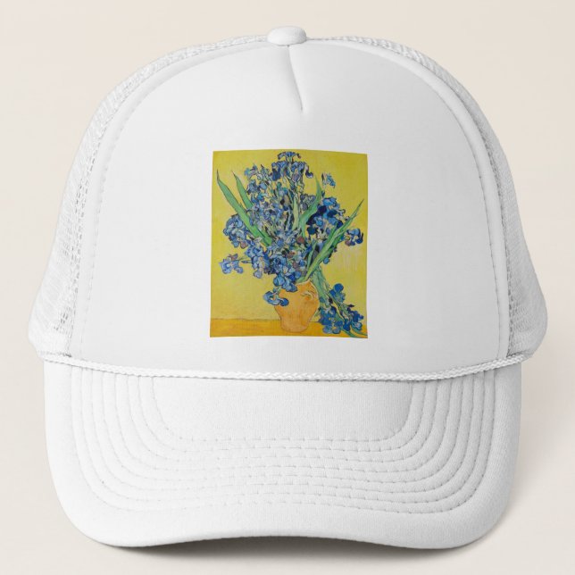 Irises  Vincent van Gogh   Trucker Hat (Front)