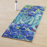 EnjoyActive Travel Yoga Mat, Irises by van Gogh, 27 x 72, 1mm