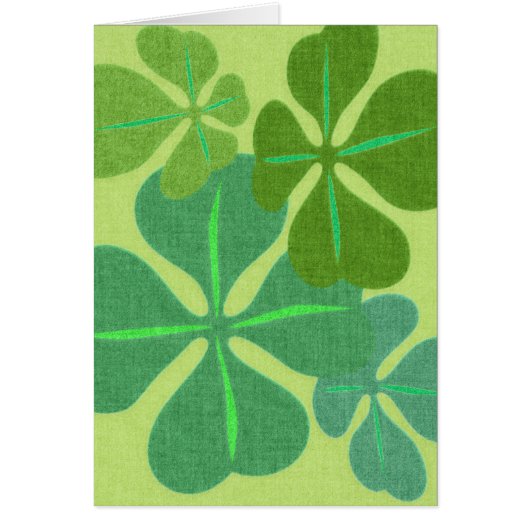 Irish 4-Leaf Clover Cards (Front)
