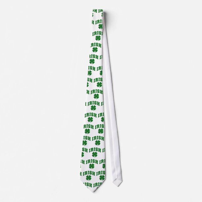 Irish 4 Leaf Clover tie (Front)