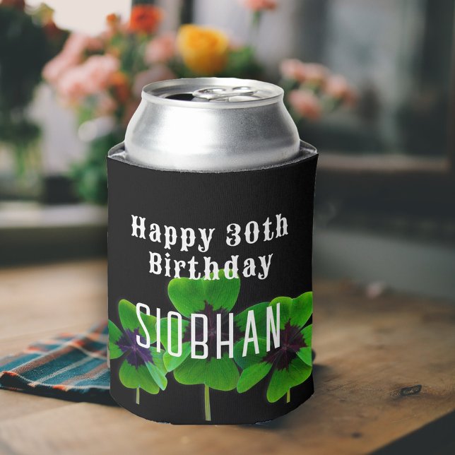 Irish Adult Birthday Personalized Drink Coozie (Creator Uploaded)