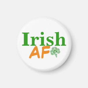 Irish AF Funny Magnet