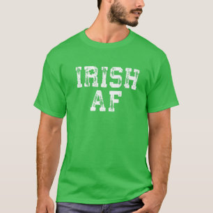 Irish AF Vintage Saint Patrick Day Gift T-Shirt