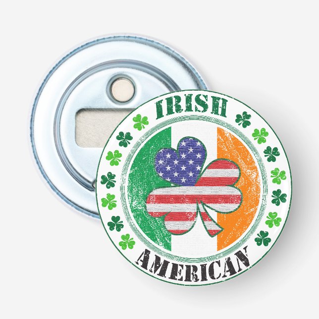 Irish American Bottle Opener (Front)