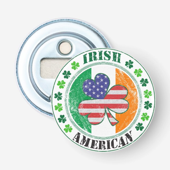Irish American Bottle Opener (Front)
