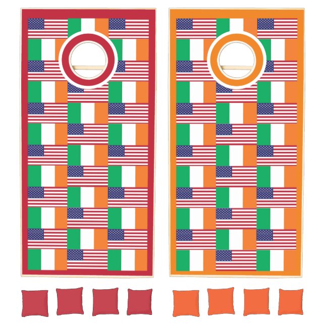 Irish American Cornhole Set (Set)