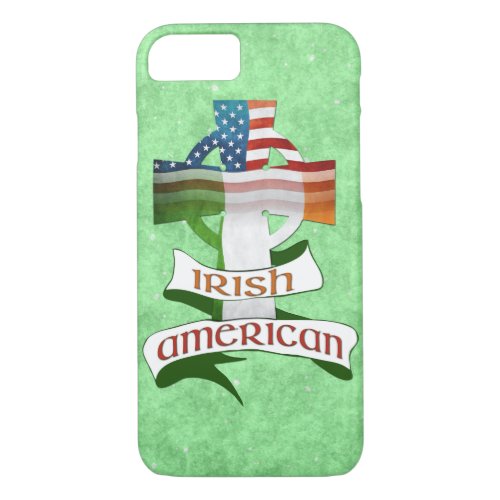 Irish American Cross Cell Phone Case