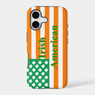 Irish american flag iPhone 17 case