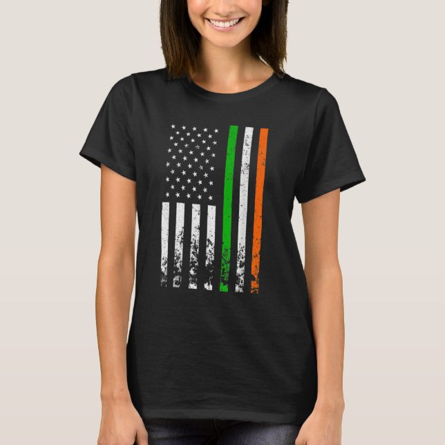 Irish American Flag Ireland Flag ST PATRICKS DAY G T-Shirt (Front)