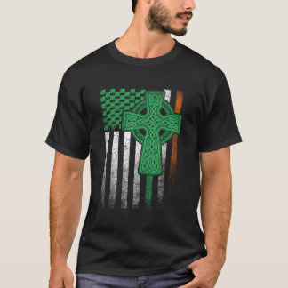 Irish American Flag Ireland Flag St Patricks Day G T-Shirt
