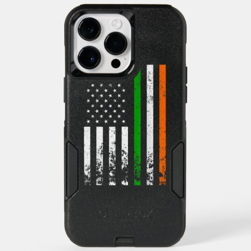 Irish American Flag Ireland Flag ST PATRICKS DAY   OtterBox iPhone 14 Pro Max Case