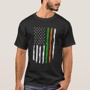 Irish American Flag Ireland Flag St Patricks Day T-Shirt