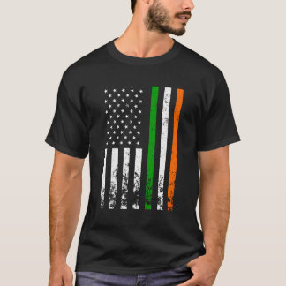 Irish American Flag Ireland Flag St Patrick'S Day T-Shirt
