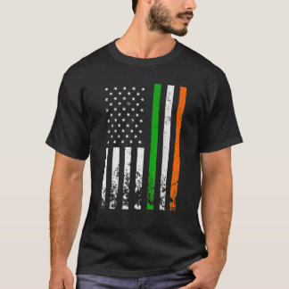 Irish American Flag Ireland Flag St Patrick's Day T-Shirt