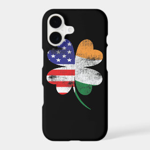 IRISH AMERICAN FLAG Ireland Shamrock iPhone 17 Case