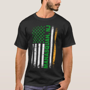 Irish American Flag Manasquan, NJ T-Shirt