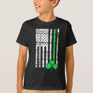 Irish American Flag St. Patrick's Day T-Shirt