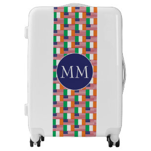 IRISH AMERICAN FLAGS Monogram Luggage