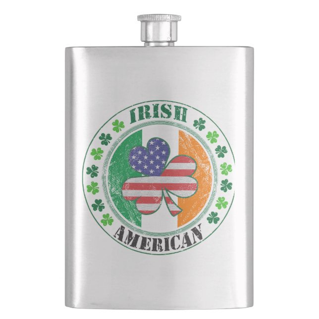 Irish American Flask (Front)
