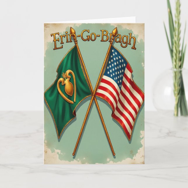 Irish American Heritage Card (Front)