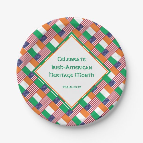 IRISH_AMERICAN Heritage Celebration Paper Plates