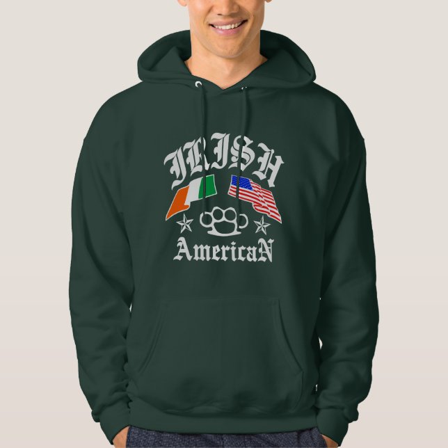 Irish American Hoodie (Front)