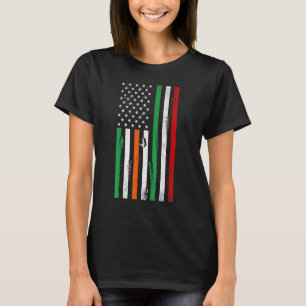Irish American Italy flag Patrick's day cool Irela T-Shirt
