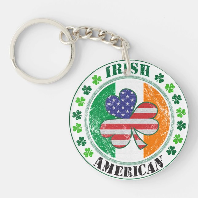 Irish American Keychain (Front)