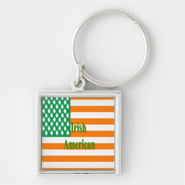 Irish American Keychain (Front)
