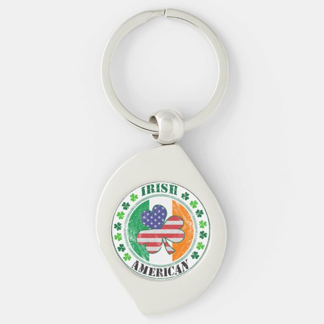 Irish American Keychain (Front)