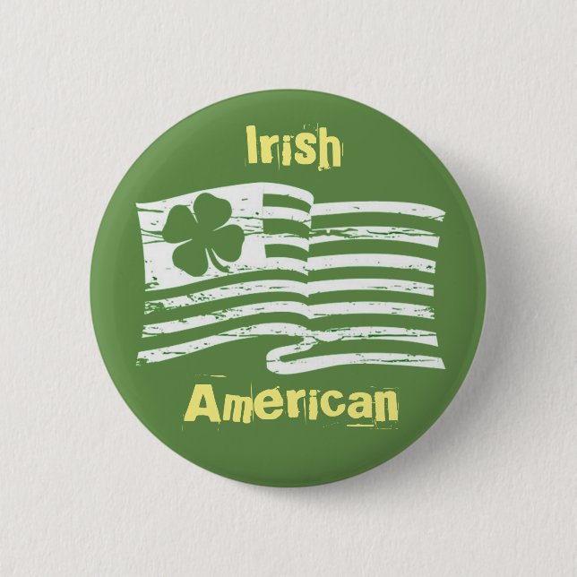 Irish American Pinback Button (Front)