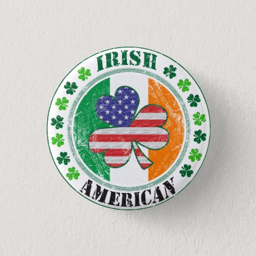 Irish American Pinback Button