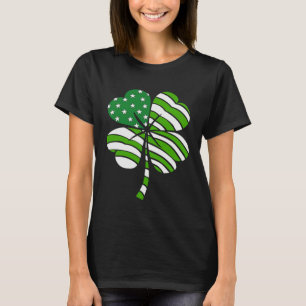 Irish American Pride Shamrock C Happy St Patrick's T-Shirt