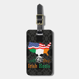 Irish American Roots Baggage Tag