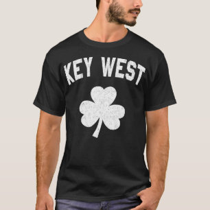 Irish American Shamrock Key West St Patricks Day T-Shirt