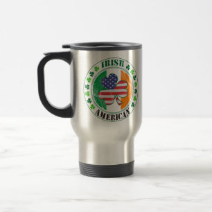 Irish American Travel Mug