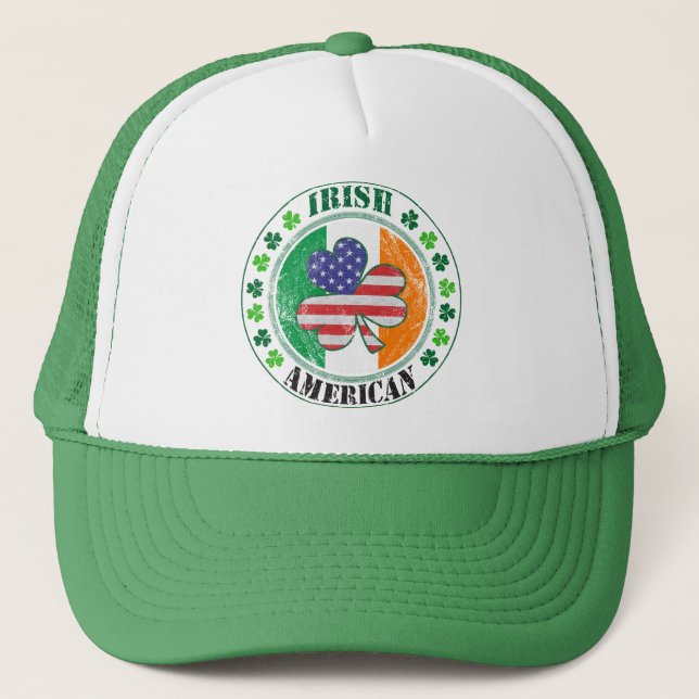 Irish American Trucker Hat (Front)