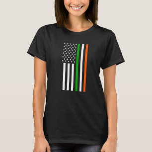 Irish American US Flag Irish Flag Ireland Irish T-Shirt