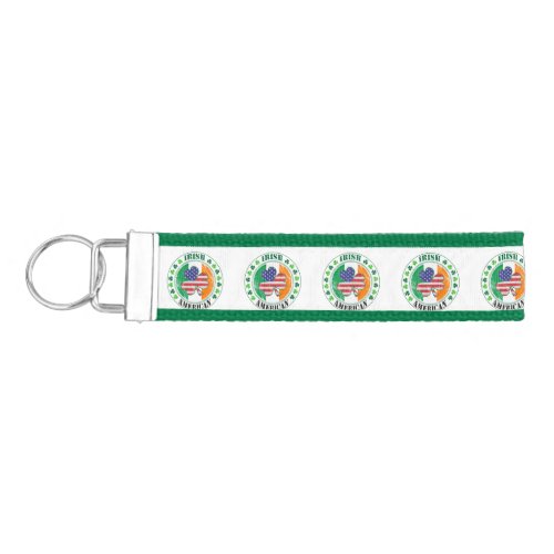 Irish American Wrist Keychain