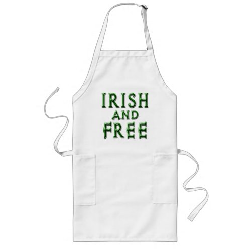 IRISH and FREE for St Patricks Day Long Apron