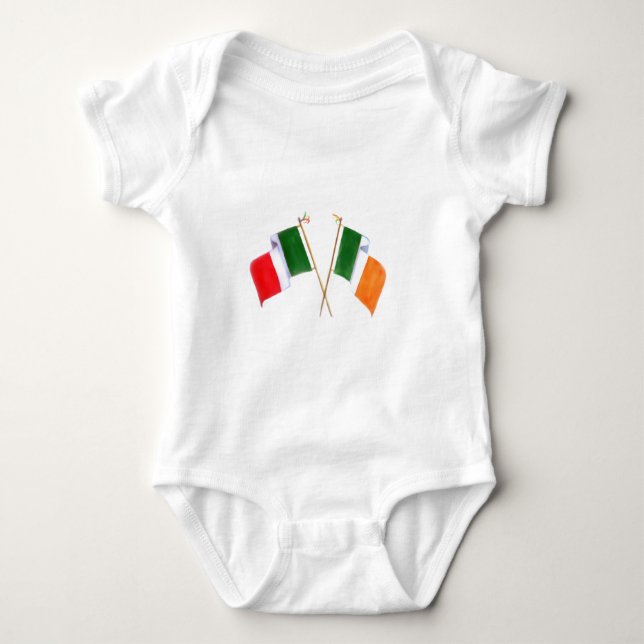 Irish and Italian Baby Bodysuit (Front)