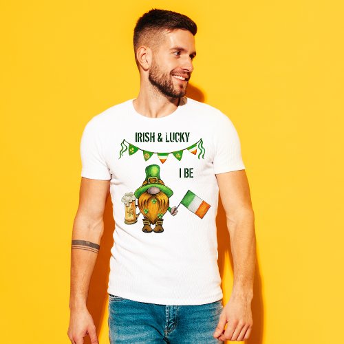 Irish and Lucky Gnome T_Shirt