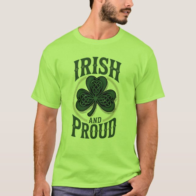 Irish And Proud T-Shirt (Front)