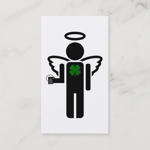 irish angel business card