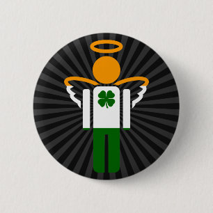 irish angel. button