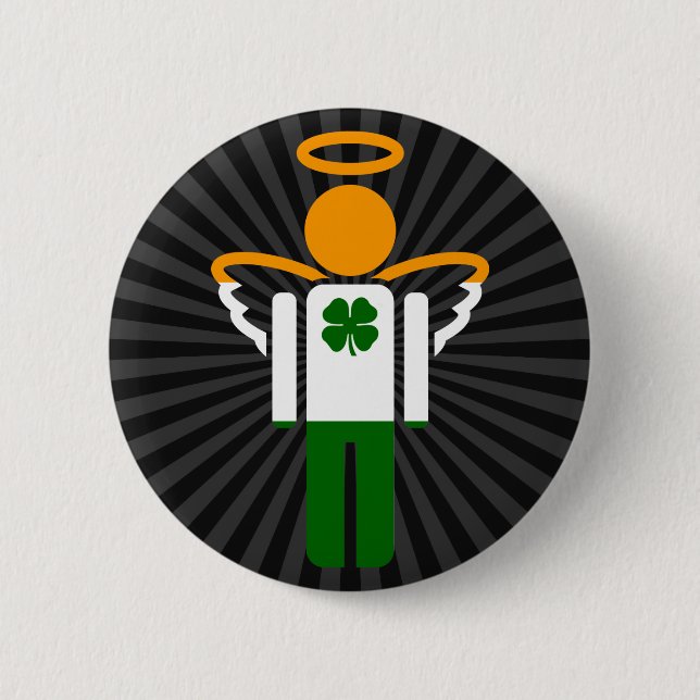 irish angel. button (Front)