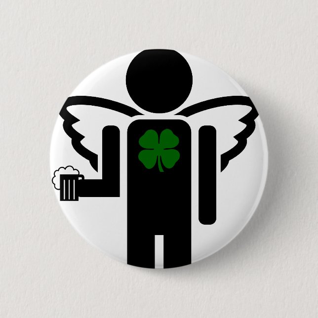 irish angel. button (Front)