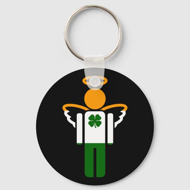 irish angel. keychain (Front)