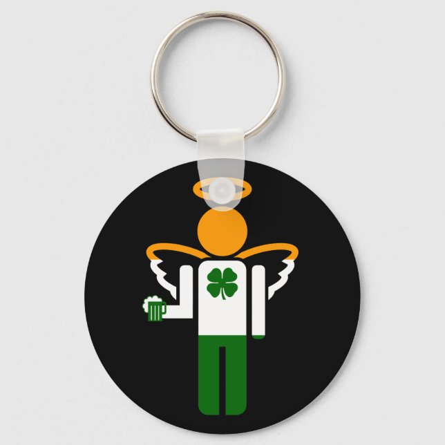 irish angel. keychain (Front)