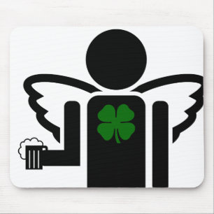 irish angel. mouse pad